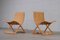 Swedish Folding Chairs, 1960s, Set of 2, Image 1