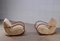 Swedish Sheepskin Rocking Chairs, 1950s, Set of 2, Image 2