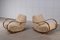 Swedish Sheepskin Rocking Chairs, 1950s, Set of 2 1