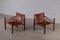 Vintage Sirocco Safari Stühle von Arne Norell für Arne Norell AB, 1960er, 2er Set 1