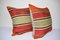 Striped Simple and Plain Turkish Kilim Cushion Cover 3