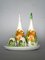 Italian Pottery Oil and Vinegar and Salt & Pepper Containers from Ernestine, 1950s, Set of 5, Image 1