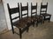 Italian Dining Chairs, 1940s, Set of 4 1