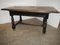 Italian Stained Pine Dining Table, 1940s, Image 1