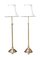 Antike edwardianische Stehlampen aus Kupfer & Messing, 2er Set 1