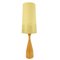 Mid-Century Scandinavian Table Lamp with Stylized Yellow-Gold Shade, Image 1