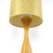 Mid-Century Scandinavian Table Lamp with Stylized Yellow-Gold Shade, Image 3