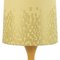 Mid-Century Scandinavian Table Lamp with Stylized Yellow-Gold Shade 4