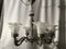 Lámpara de araña vintage de cristal de Murano y metal, años 50, Imagen 28
