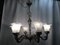 Vintage Murano Glass and Metal Chandelier, 1950s 14