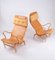 Leather Pernilla Easy Chairs by Bruno Mathsson, 1970s, Set of 2 8