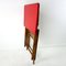 Escritorio y asiento infantil plegable vintage de madera, Imagen 16