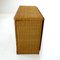 Mid-Century Rattan Low Chest of Drawers with Brass Handles 6