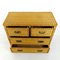 Mid-Century Rattan Low Chest of Drawers with Brass Handles 7