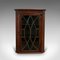Antique English Mahogany Corner Cabinet, Image 1