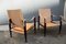 Danish Leather Safari Chairs by Kaare Klint, 1960s, Set of 2 2