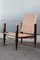 Danish Leather Safari Chairs by Kaare Klint, 1960s, Set of 2 17