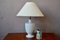 Lámpara de mesa de cerámica agrietada, años 70, Imagen 1