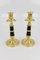 French Empire Style Gilt Bronze and Patinated Brass Candlesticks, Set of 2, Image 21