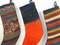 Turkish Kilim Christmas Stockings, Set of 3 5