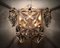 Mid-Century German Faceted Crystal and Brass Sconces from Kinkeldey, Set of 3 11