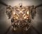 Mid-Century German Faceted Crystal and Brass Sconces from Kinkeldey, Set of 3, Image 11