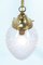 French Art Nouveau Brass Hall Light or Pendant with Beveled Glass, 1915, Image 10