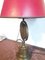 Lampada da tavolo in ottone, anni '60, Immagine 8