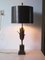 Gilt and Patinated Bronze Corn Lamp from Maison Charles, 1970s 2