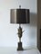 Gilt and Patinated Bronze Corn Lamp from Maison Charles, 1970s, Image 1