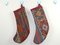 Turkish Kilim Ornament Stockings, Set of 2 1