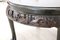 Vintage Carved Wood Round Sofa Table, 1930s, Image 5
