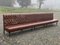 Imitation Leather Bistro Bench, 1930s 1