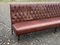 Imitation Leather Bistro Bench, 1930s 9