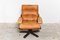 Nordic Cognac Leather Swivel Lounge Chair 2