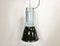 Vintage Industrial Black Enamel Pendant Lamp, 1960s 1