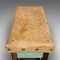 Antique Butchers Chopping Block in Beech and Teak 8