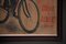 Grand Poster Original Encadré en Lin pour Cycles Rochet par Lucien Lefevre, 1895 2