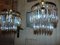 Mid-Century Chandelier with Glass Crystals, Image 6