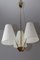 Viennese Brass Chandelier by Rupert Nikoll, 1950s, Immagine 1