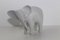 Elefante checo de porcelana blanca de Royal Dux, años 60, Imagen 13