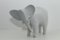 Czech White Porcelain Elephant from Royal Dux, 1960s 11