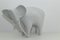 Czech White Porcelain Elephant from Royal Dux, 1960s 1