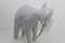 Elefante checo de porcelana blanca de Royal Dux, años 60, Imagen 9