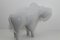 Elefante checo de porcelana blanca de Royal Dux, años 60, Imagen 8