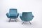 Mid-Century-Modern Model 530 Lounge Chairs from Lenzi, 1950s, Set of 2 4