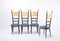 High Back Dining Chairs by Aldo Tura, 1970s, Set of 4 4