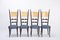 High Back Dining Chairs by Aldo Tura, 1970s, Set of 4, Image 1