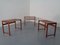 Tables Gigognes en Teck, Danemark, 1960s, Set de 3 22