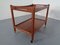 Carrello in teak di Hans J. Wegner per Andreas Tuck, anni '50, Immagine 2